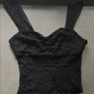 Kimchi Blue Urban Outfitters Black Lace Top